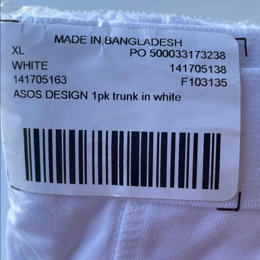 ASOS Virtues Studios White Boxer Briefs XL